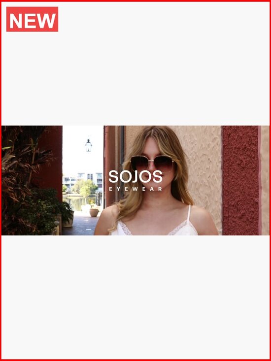 Oversized Square Metal Frame Sunglasses with UV400 Protection main image 4